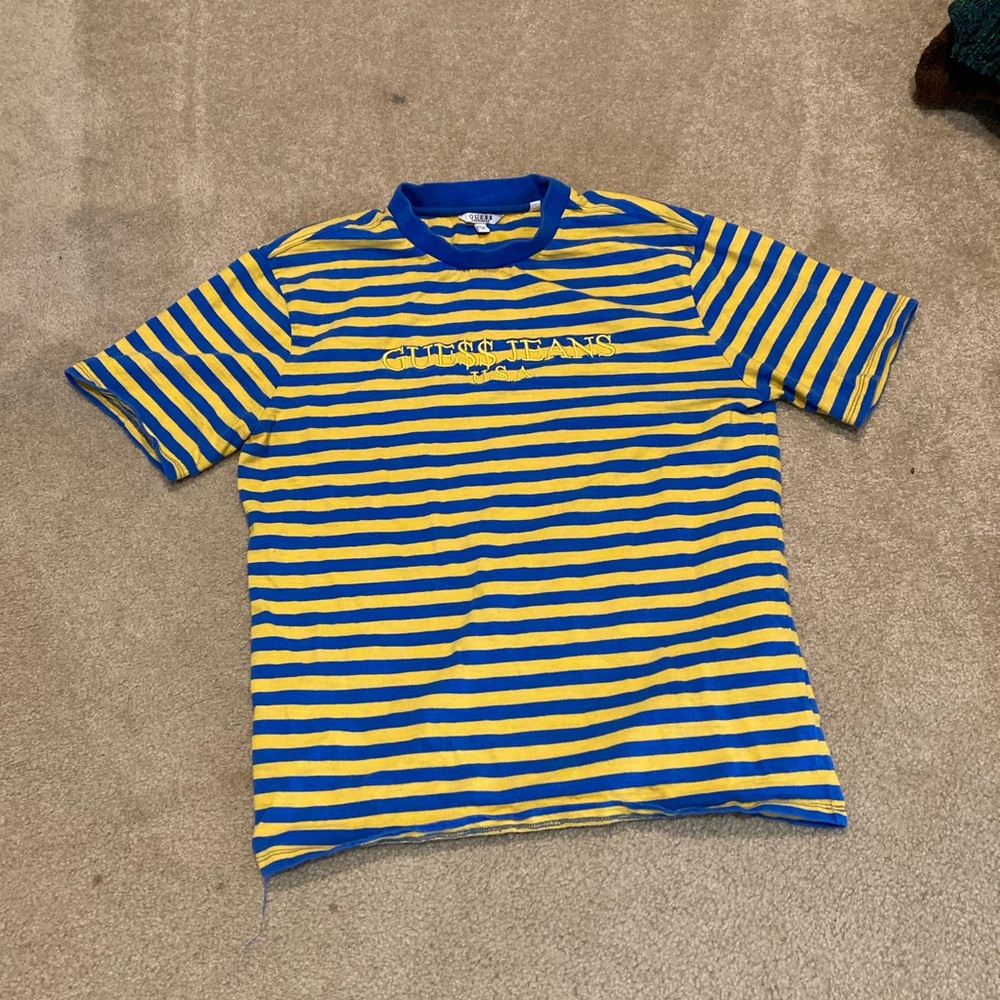 a$ap rocky collab with guess t shirt